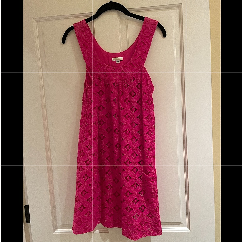 HOT PINK Shohanna dress. Super flattering on all!